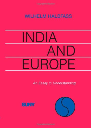 9780887067952: India and Europe: An Essay in Understanding