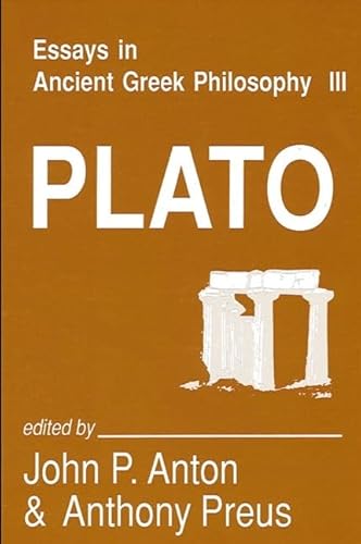 9780887069178: Essays in Ancient Greek Philosophy III: Plato