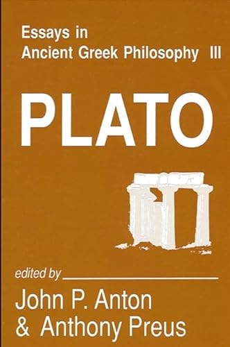 9780887069178: Essays in Ancient Greek Philosophy III: Plato