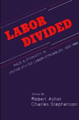 Beispielbild fr Labor Divided : Race and Ethnicity in United States Labor Struggles, 1835-1960 zum Verkauf von Better World Books