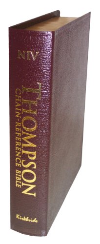 9780887070389: Thompson Chain-Reference Study Bible New International Version: Handy Size/Burgundy Bonded Leather/Red Letter