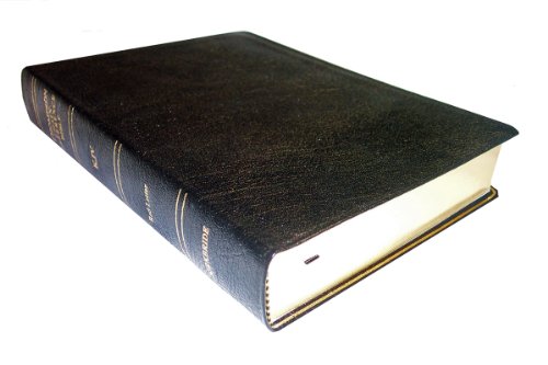 KJV - Black Genuine Leather - Regular Size - Indexed - Thompson Chain Reference Bible (025060) - Kirkbride Bible