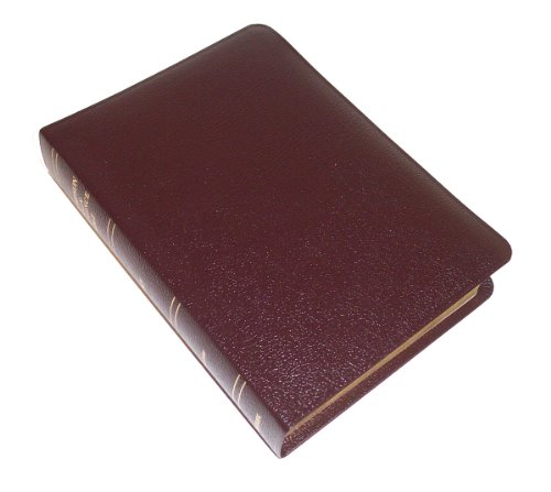 9780887071409: KJV - Burgundy Bonded Leather - Handy Size - Thompson Chain Reference Bible (015390)