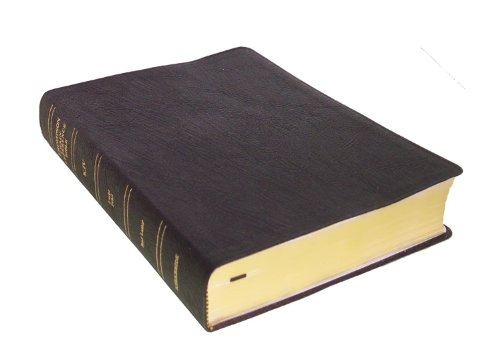 Stock image for KJV - Black Genuine Leather - Large Print - Indexed - Thompson Chain Reference Bible (025140) for sale by Goodbookscafe