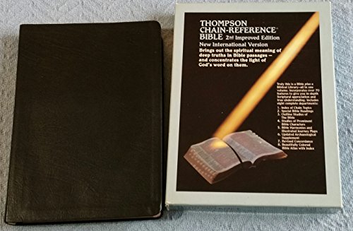 Large Print Thompson Chain Reference Bible-NIV (9780887071652) by Thompson