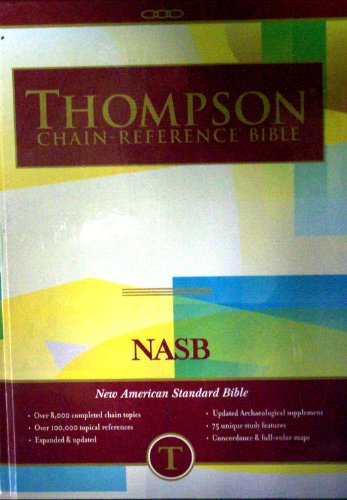 Beispielbild fr Thompson Chain Reference Bible (Style 603 index) - Regular Size NASB - Hardcover zum Verkauf von SecondSale