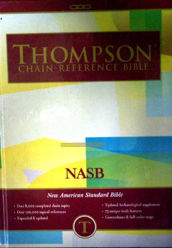 Thompson Chain Reference Bible (Style 603 index) - Regular Size NASB - Hardcover - Frank Charles Thompson