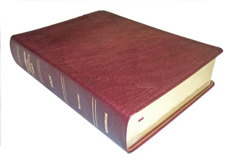 9780887073083: NKJV - Burgundy Genuine Leather - Regular Size - Thompson Chain Reference Bible (013063)