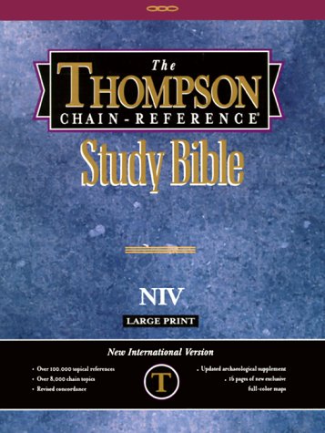 9780887073472: Large Print Thompson Chain Reference Bible-NIV