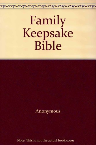 9780887074219: Family Keepsake Bible