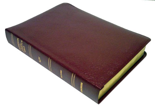 KJV - Burgundy Bonded Leather - Regular Size - Indexed - Thompson Chain Reference Bible (025093) - Kirkbride Bible