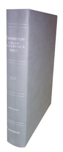 9780887075353: Thompson Chain Reference Bible (Style 507gray) - Regular Size KJV - Deluxe Kirvella