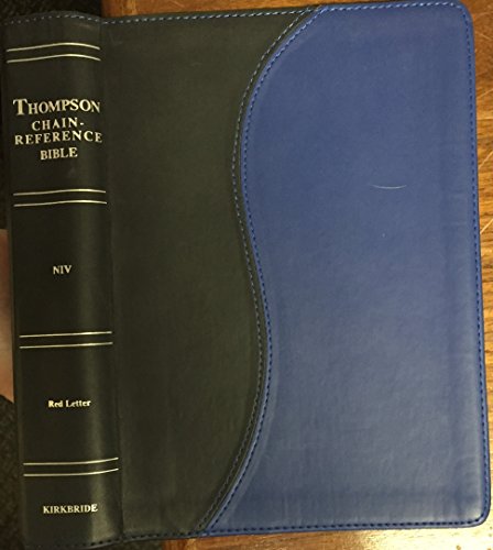 Stock image for Thompson Chain-Reference Study Bible-NIV-Handy Size Navy/Blue for sale by dsmbooks