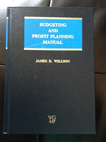 Beispielbild fr Budgeting and Profit Planning Manual (Simonoff Accounting Series) zum Verkauf von Top Notch Books