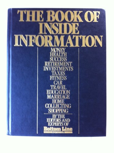 Stock image for Book of Inside Information for sale by Bookmonger.Ltd