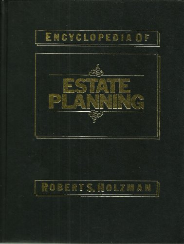 Stock image for Encyclopedia of Estate Planning for sale by HPB-Red