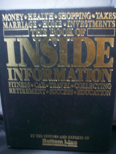 9780887230448: The Book of Inside Information by Bottom Line (1992-08-02)