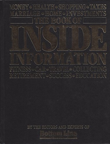 Imagen de archivo de The Book of Inside Information a la venta por ThriftBooks-Dallas