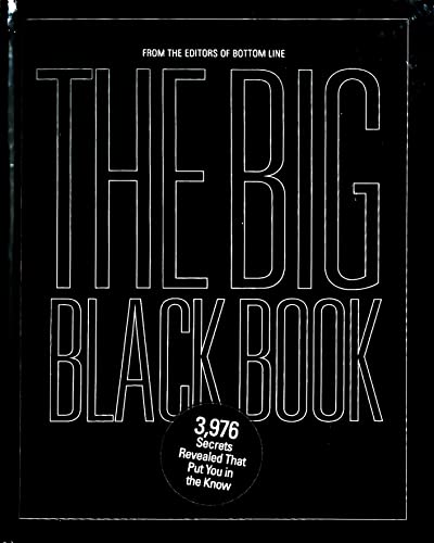 Beispielbild fr The Big Black Book?3,976 Secrets Revealed That Put You in the Know zum Verkauf von Better World Books