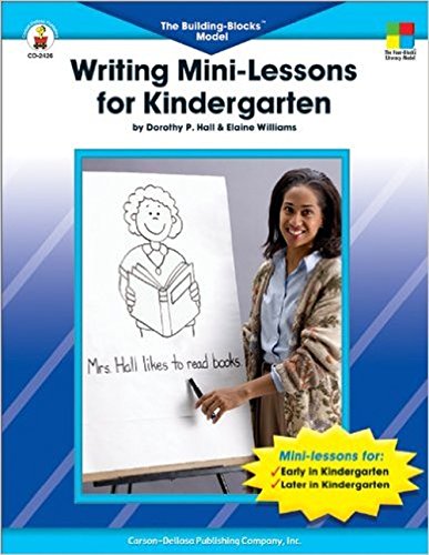 9780887241192: Writing Mini-Lessons for Kindergarten: The Building-Blocks Model