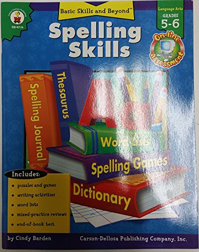 Beispielbild fr Spelling Skills: Grade Level 5-6 (Basic Skills & Beyond) zum Verkauf von Wonder Book