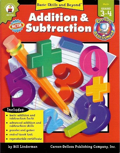 9780887241901: Addition & Subtraction: Grade Level 3-4 (Basic Skills & Beyond)