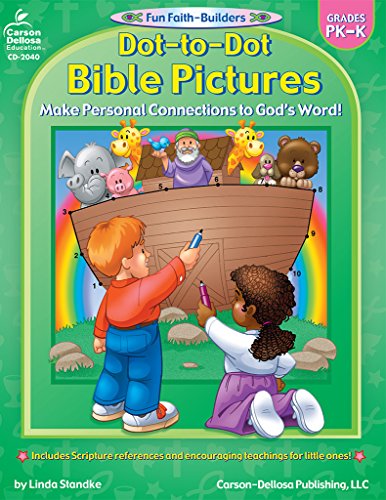 9780887242199: Dot-to-Dot Bible Pictures, Grades PK - K (Fun Faith-Builders)