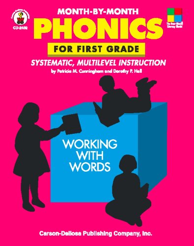 Beispielbild fr Month-by-Month Phonics for First Grade: Systematic, Multilevel Instruction zum Verkauf von SecondSale