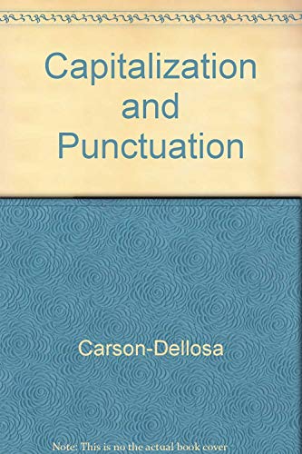 Stock image for Capitalization and Punctuation for sale by Bookmans