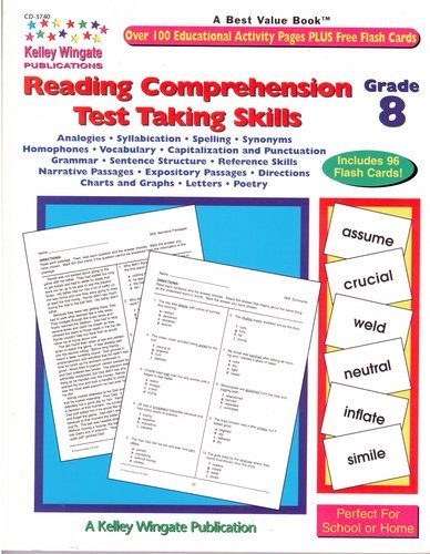 Beispielbild fr Reading Comprehension Test Taking Skills Grade 8 (CD-3740) zum Verkauf von Wonder Book