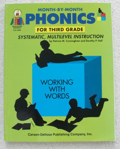 Beispielbild fr Month-by-Month Phonics for Third Grade : Systematic, Multilevel Instruction zum Verkauf von Better World Books: West