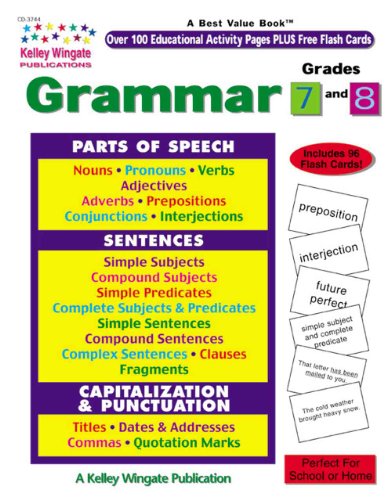 Imagen de archivo de Grammar, Grades 7 - 8 a la venta por SecondSale