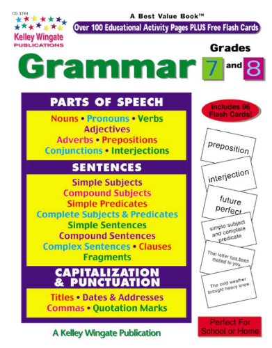 Stock image for Grammar, Grades 7 - 8 for sale by SecondSale