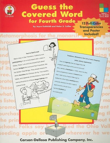 Stock image for Guess the Covered Word for Fourth Grade for sale by Better World Books