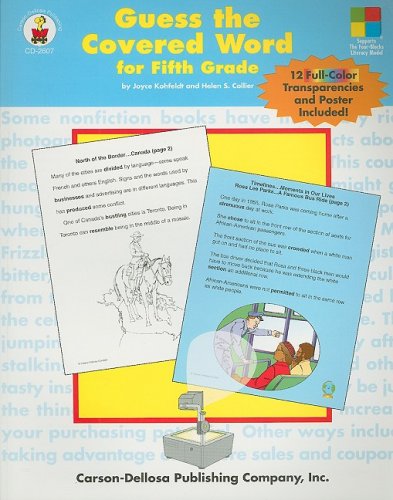Stock image for Guess the Covered Word for Fifth Grade for sale by Better World Books