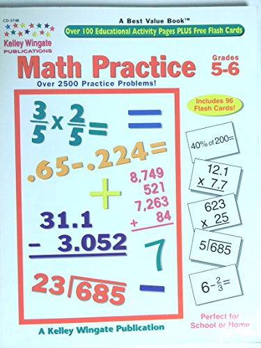 Beispielbild fr Math Practice Grades 5-6 zum Verkauf von Wonder Book