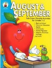9780887245480: August & September: Full-Color Monthly Activities for Grades 1-3