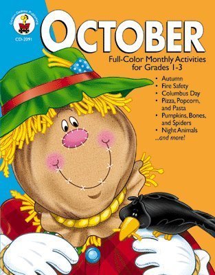 9780887245497: October: Full-Color Monthly Activities for Grades 1-3