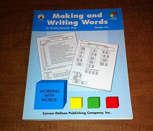 Imagen de archivo de Making and Writing Words a la venta por Better World Books