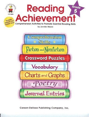 Reading Achievement Grade 5 (9780887246333) by Moore, Jennifer