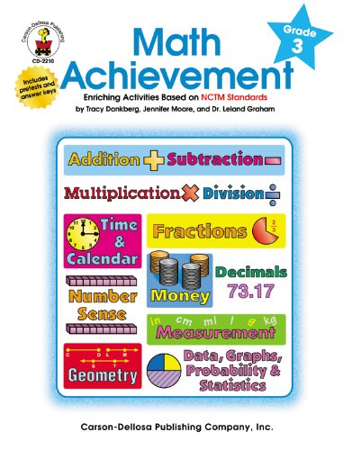 Stock image for Math Achievement, Grade 3 for sale by HPB-Diamond