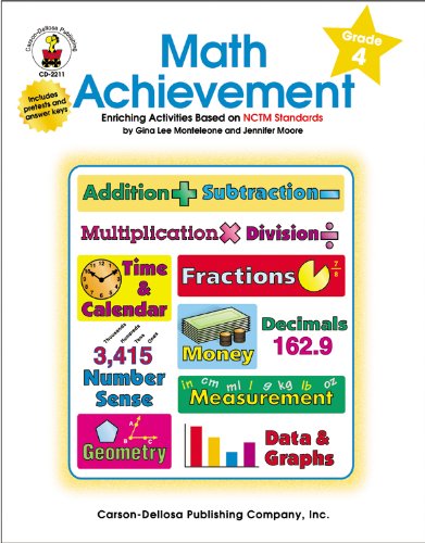 Stock image for Math Achievement, Grade 4 for sale by Once Upon A Time Books