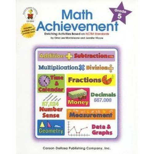 Imagen de archivo de Math Achievement Grade 5 a la venta por Jenson Books Inc
