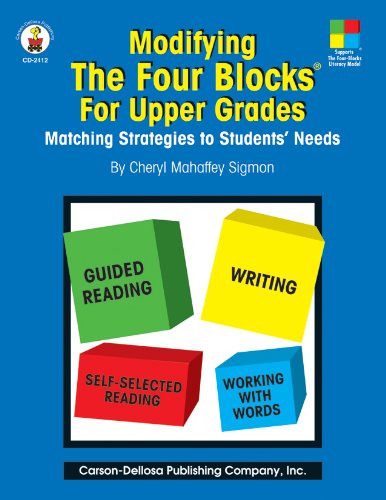 9780887246593: Modifying the Four-Blocks(r) for Upper Grades: Matching Strategies to Students' Needs