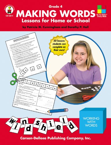 Beispielbild fr Making Words, Grade 4: Lessons for Home or School (Four-Blocks Literacy Model) zum Verkauf von HPB Inc.