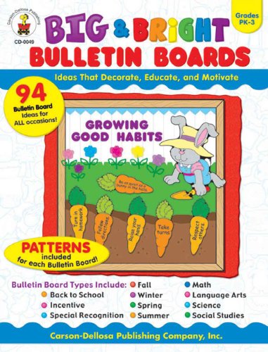 Beispielbild fr Big & Bright Bulletin Boards, Grades PK - 3 zum Verkauf von Wonder Book