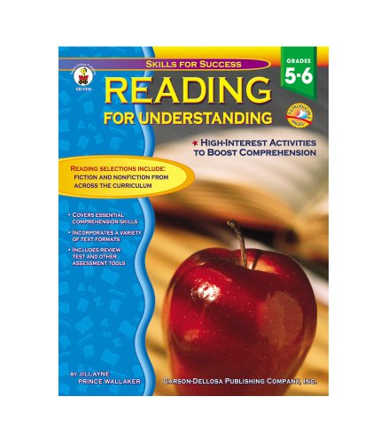 9780887247613: Reading for Understanding, Grades 5 - 6: High Interest Activities to Boost Comprehension (Skills for Success)