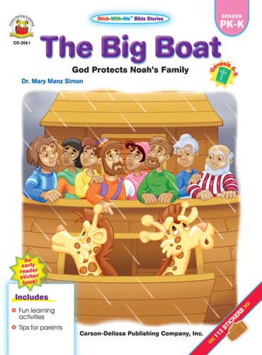 Beispielbild fr Big Boat, Grades PK - K (Stick-With-Me Bible Stories) zum Verkauf von Wonder Book