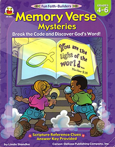 Stock image for Memory Verse Mysteries: Grades 4-6 (Fun Faith-Builders) for sale by SecondSale