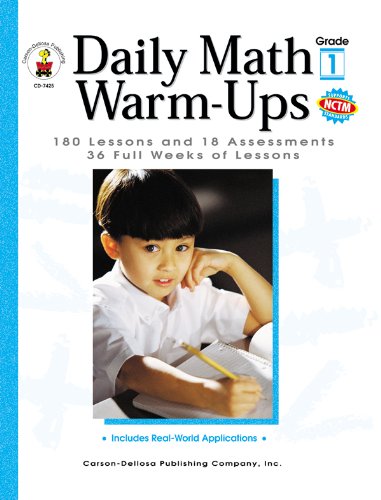 Beispielbild fr Daily Math Warm-Ups : 180 Lessons and 18 Assessments - 36 Weeks of Lessons zum Verkauf von Better World Books